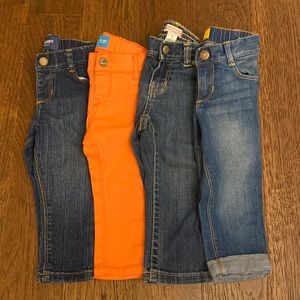 Old Navy Girls Jeans 18-24M Lot of 4